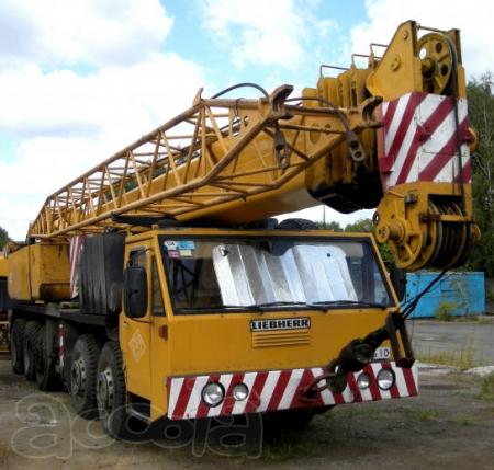 Предлагаем в аренду автокраны Liebherr LT -1080
